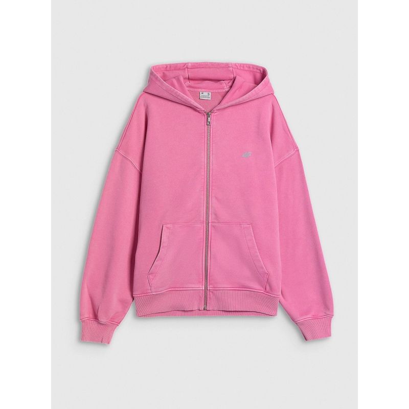 4F Women's oversize sweatshirt with hood pulóver