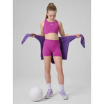 4F Girls' seamless sports short 152/158 leggings 4FJRSS26TFSTF140-53S
