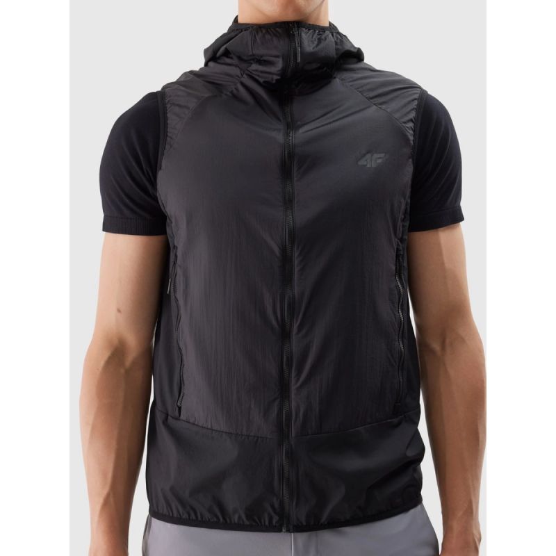 Men's down trekking vest with Primaloft active filling 4F 4FWSS24TVJAM096-24S 3xl mellény