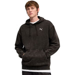 Puma ESS Elevated Relaxed Wash Hoodie M 688049 01 Pulóver