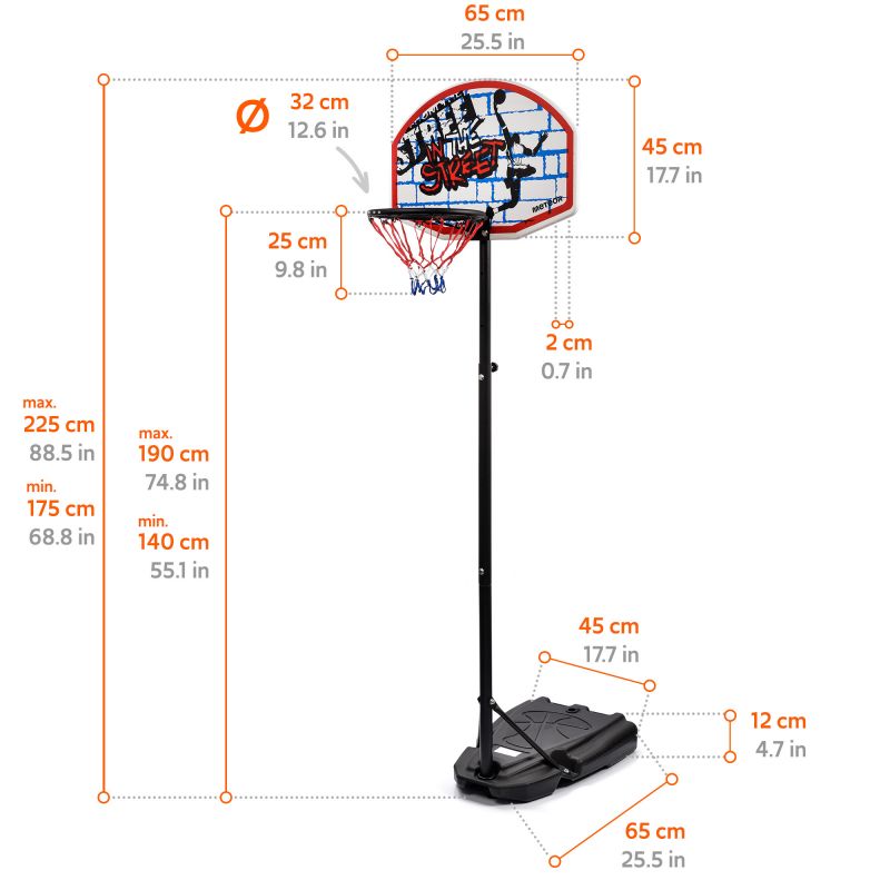 Meteor Street Basketball Set uniw training equipment, sets
