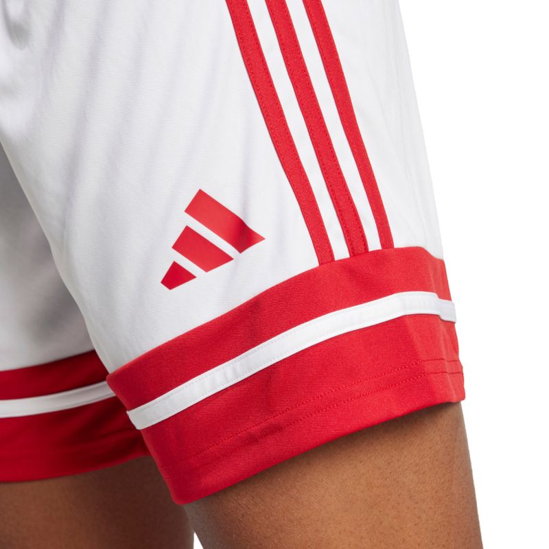 adidas Squadra 25 women's white and red JJ0020 2xs short
