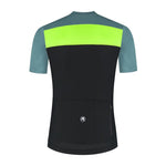 Rogelli CORE BLOCK T-shirt black-turquoise-yellow sárga póló