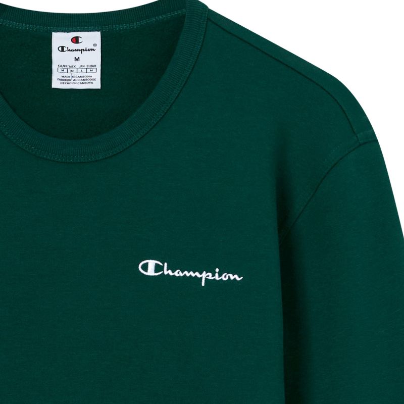 Champion Crewneck Sweatshirt Men's Green 221792 GS584 General