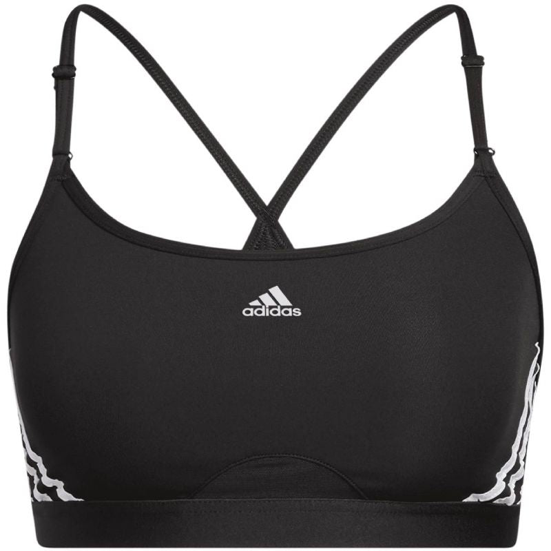 adidas Aeroreact Training Light-Support 3-Stripes Bra W HC7862 sports bra Sportmelltartó