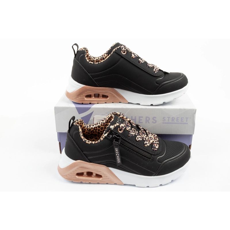 Skechers Uno Lite 2.0 Youth Kids' Sports fekete utcai cipő 310708L/BLK