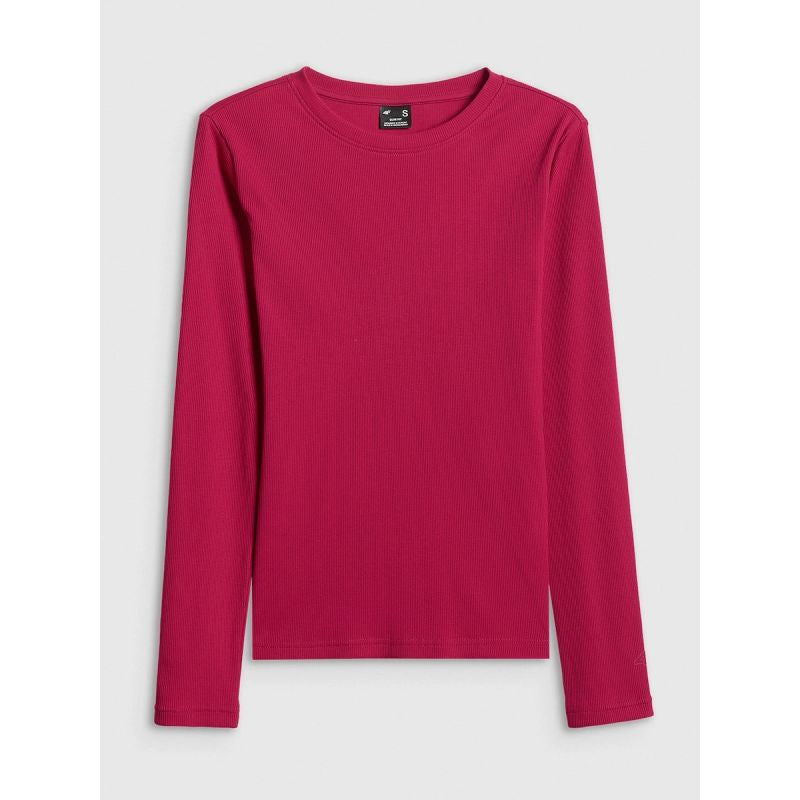 4F Women's long sleeve slim ribbed knit ruházat