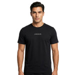 AIR Jordan Jumpman Embroidered Air Crew Men's T-shirt Black - fekete póló