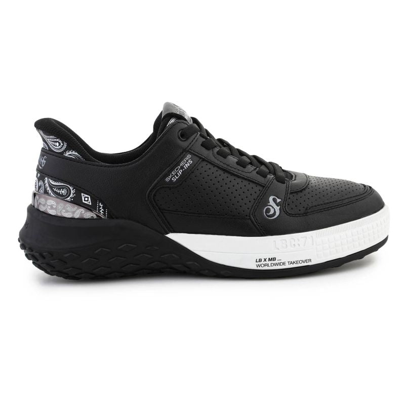 Skechers Slip-ins: Sizzle - Snoop Sizzle Toke 251170-BLK Black fekete utcai cipő