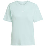 adidas Essentials Small Logo Cotton Light Blue Women's T-Shirt JY4965 Ruházat