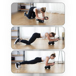 HMS Ka10 Black Abs Wheel Automatic Wheel For Exercising The Abdominal Muscles With Support fekete táska 17-38-033
