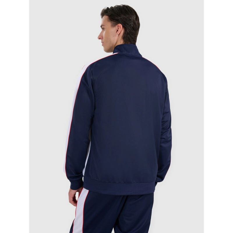 Men's zip-up sweatshirt without hood 4F 4FRAW25TSWSM2459-31S kapucnis pulóver