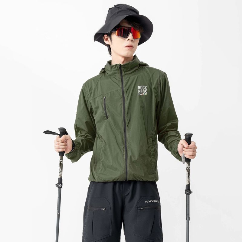 Rockbros ROAD TO SKY M Bicycle Windbreaker - Green m \ zielony ruházat