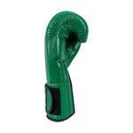 MASTERS FIGHT EQUIPMENT RBT-GREENSTRIKE Leather Boxing Gloves 12 oz Green zöld kesztyű 012310-12
