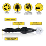 Dunlop Rotary Brush For Washing Wheels, Length 36.5 Cm fekete kiegészítő GSP-249162