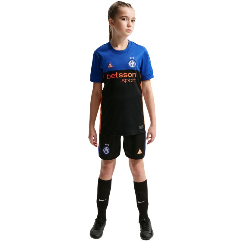 Nike Inter Milan 2026 Stadium SE Kids' Jersey Black and IB3536 kék mez
