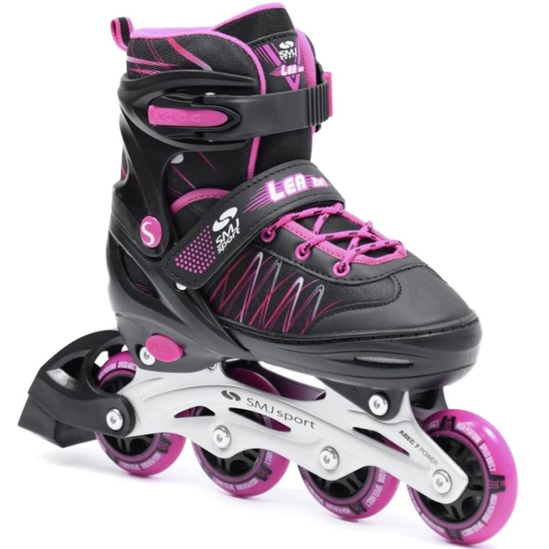 SMJ UT 103 Lea 2in1 roller skates fekete görkorcsolya