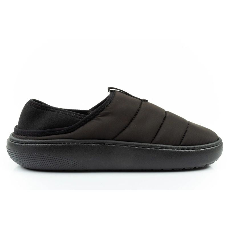 Crocs men's shoes slippers Classic Puff Moc slippers black insulated fekete papucs