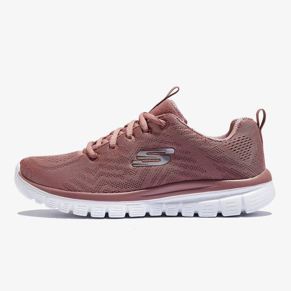 Skechers Graceful Get Connected Pink Women's Sneakers (12615-MVE) Cipő