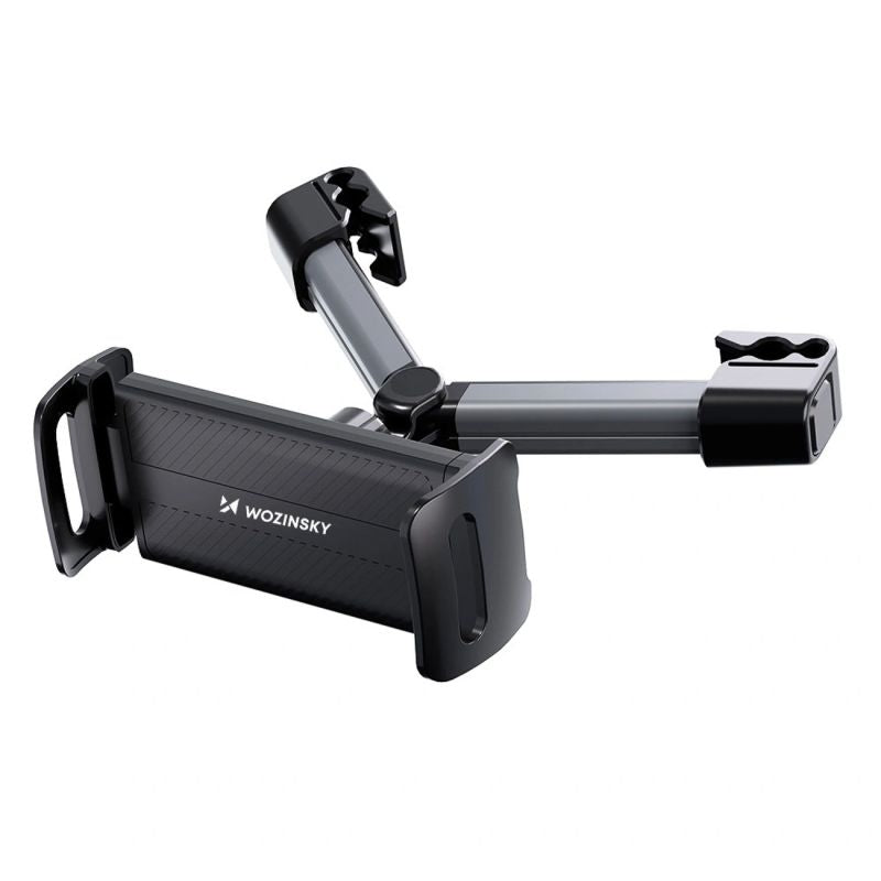 Wozinsky WUU-CHZ19 universal headrest car holder for phone and tablet - black fekete elektronika 304004-201374