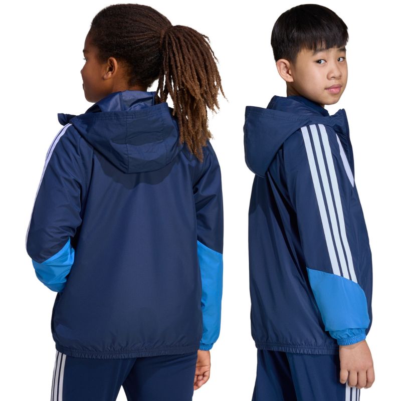 adidas Tiro 26 Competition All Weather Kids Blue JL7300 116 cm kabát