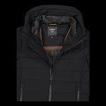 CMP men's winter sports with hood, insulated, black ( ) fekete dzseki