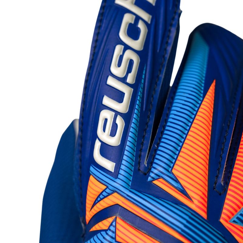 Reusch Attrakt Starter Solid Junior goalkeeper gloves 5672514 kék kapuskesztyű