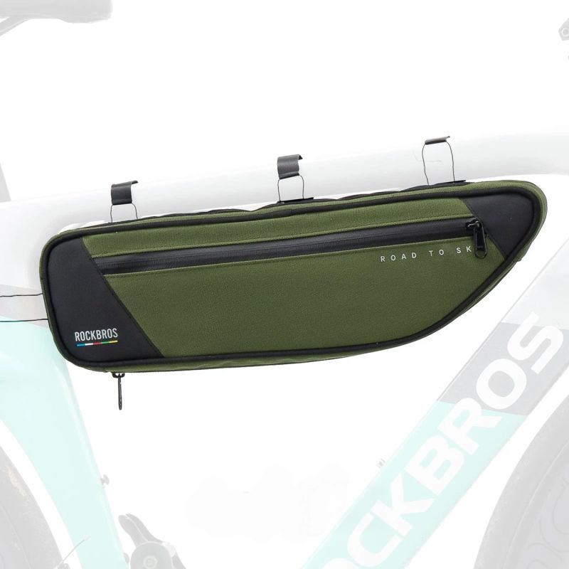 Rockbros TL003 ROAD TO SKY 2L Frame Waterproof - Green zielony hátizsák 5907769384219-211538