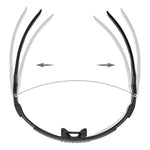 Rockbros Photochromic Cycling Glasses with UV Protection and Corrective Insert - Green zöld glasses, training equipment