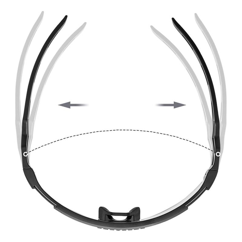 Rockbros Photochromic Cycling Glasses with UV Protection and Corrective Insert - Green zöld glasses, training equipment