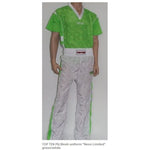 TOP TEN NEON kickboxing outfit green and white