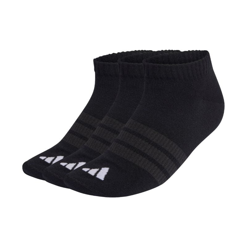 Adidas Thin & Light Essentials Low Cut 3p socks black KC9628 fekete zokni