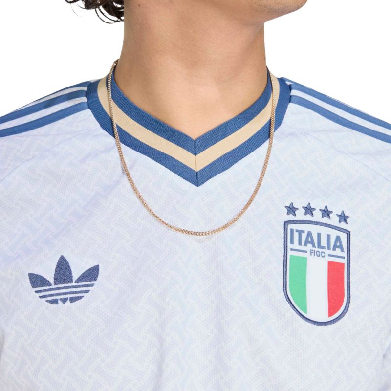 Men's adidas Italy 26 Away Jersey white and KC8704 kék póló