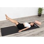 Enero Yoga And Fitness Mat Tpe Anti-Slip Black And Grey Fit szürke mats, training equipment