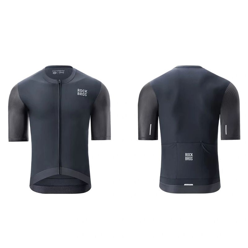 Rockbros 15200025 Short Sleeve Cycling Jersey Size XS - Black czarny \ xs póló