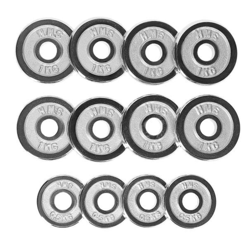 HMS Dumbbells in a case CHROME 2x7.5kg STC15 edzőfelszerelés 17-59-102
