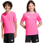 adidas Entrada 26 Jersey kids' t-shirt pink KE9846 104cm mez