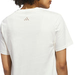 Adidas Cursive Wordmark Graphic Women's T-Shirt White 2xs póló