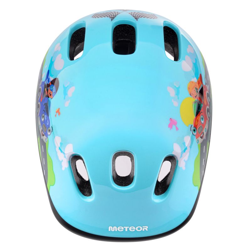 Meteor KS06 Firefighter Jr. Bicycle Helmet, Size S 48-52 cm uniw helmets