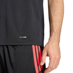 Men's adidas Tiro 26 League Jersey black, white, and red KB1357 piros mez