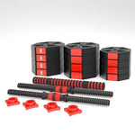HMS Composite dumbbell SGC30 30kg + barbell póló 17-57-031