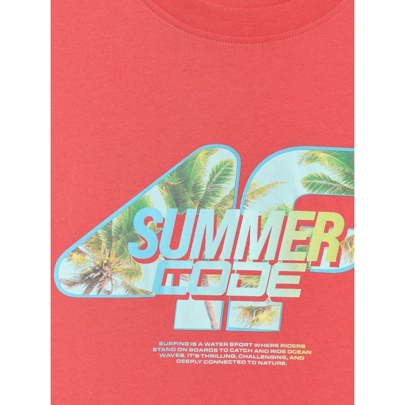 4F Men's regular printed T-shirt póló 4FRSS26TTSHM4305-63S