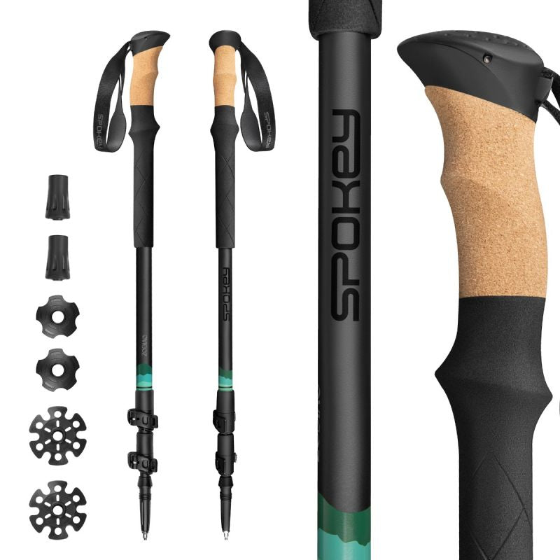 Spokey Zodiac trekking poles 105-135 cm three-segment SPK-944819 General