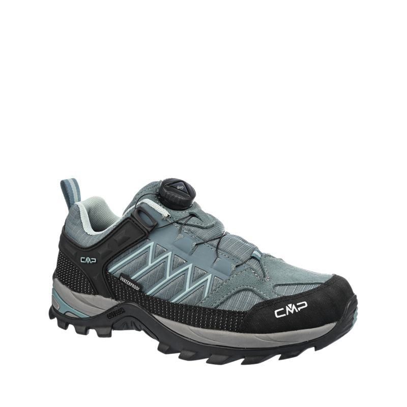 CMP Rigel Low Fitgo WP Women's Hiking Shoes - Mineral Green zöld shoes, military