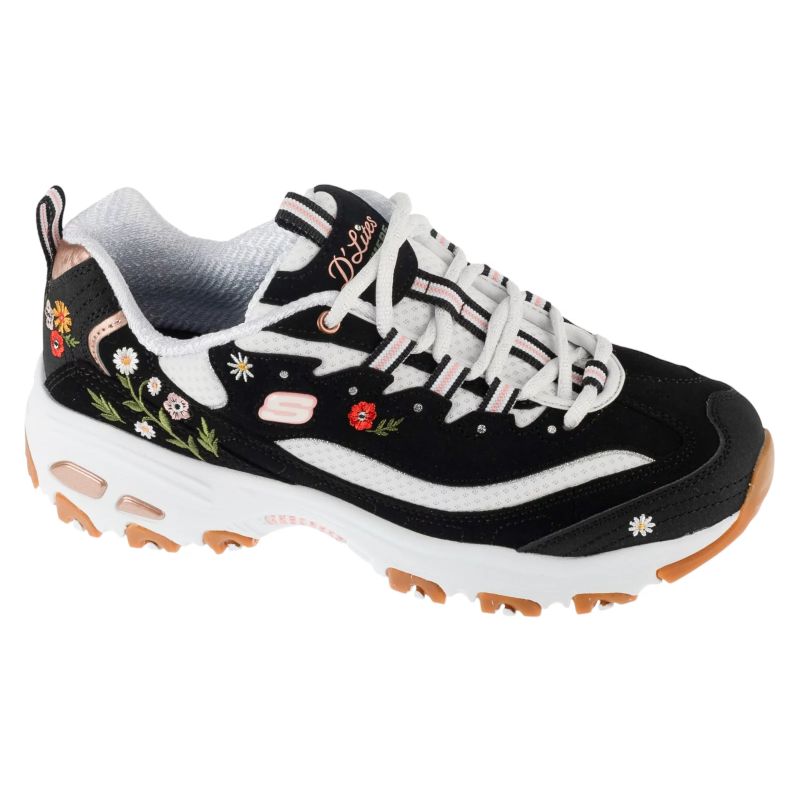 Skechers D' Lites Black fekete utcai cipő 150553-BKW