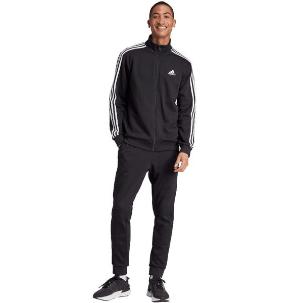 adidas Basic 3-Stripes Fleece M tracksuit IJ6067 Polár pulóver