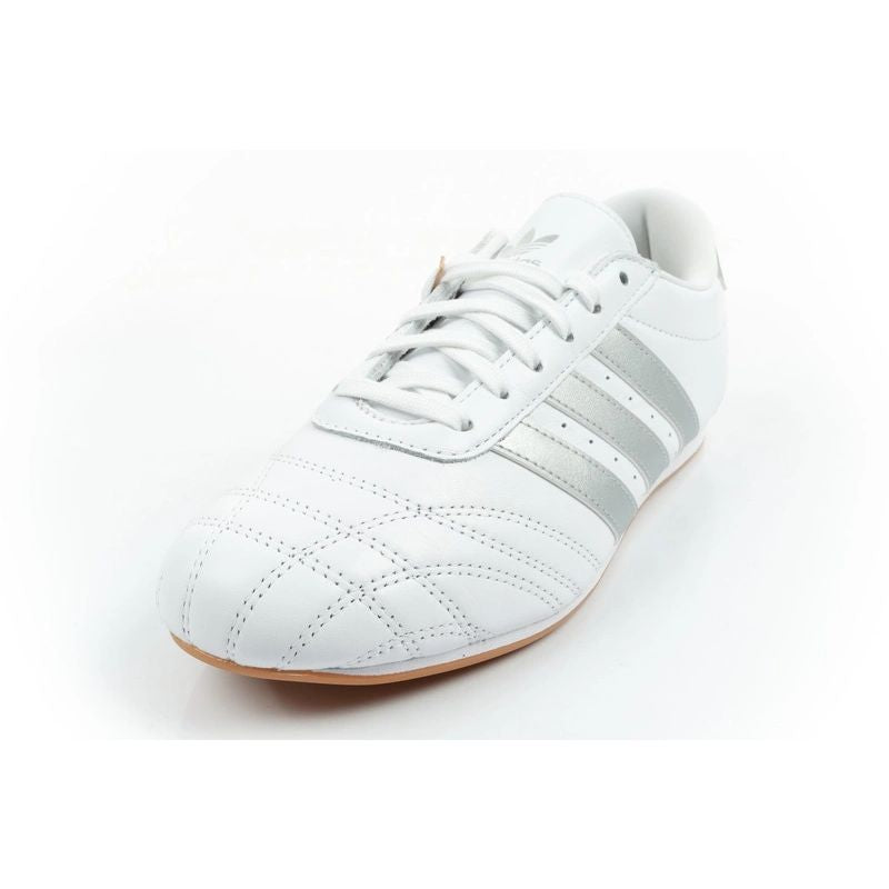 Adidas women's sports shoes Taekwondo Lace white fashionable leather fehér zokni