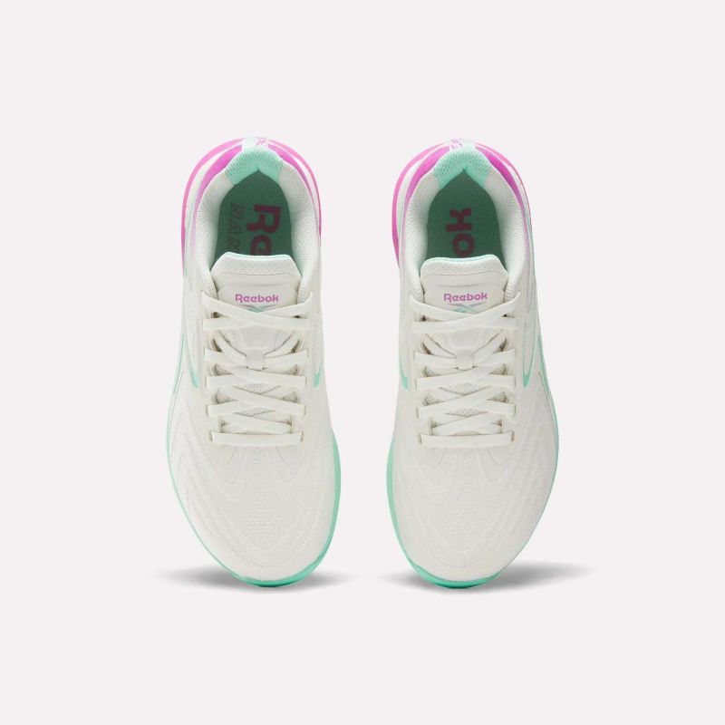 Reebok NANO X5 EDGE CHALK/VIRTUAL /ATOMIC AQUA sneakers ( ) rózsaszín cipő