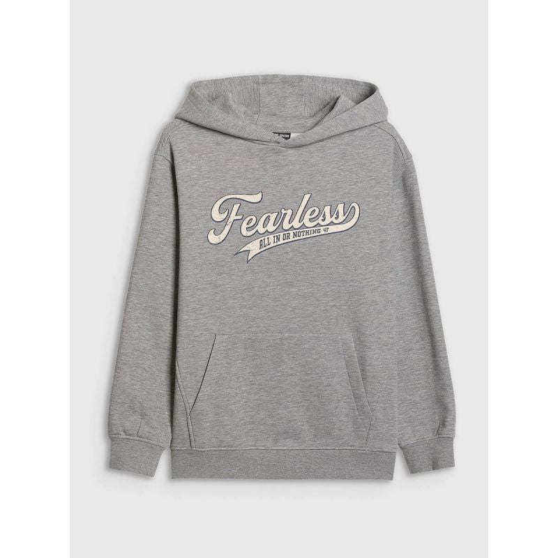 Boy's loose hooded sweatshirt 4F 4FJRSS26TSWSM2636-27M 158/164 sweatshirts
