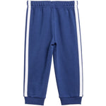 adidas Essentials Tiberio 3 Stripes Fleece Tracksuit for Kids Blue KC6004
